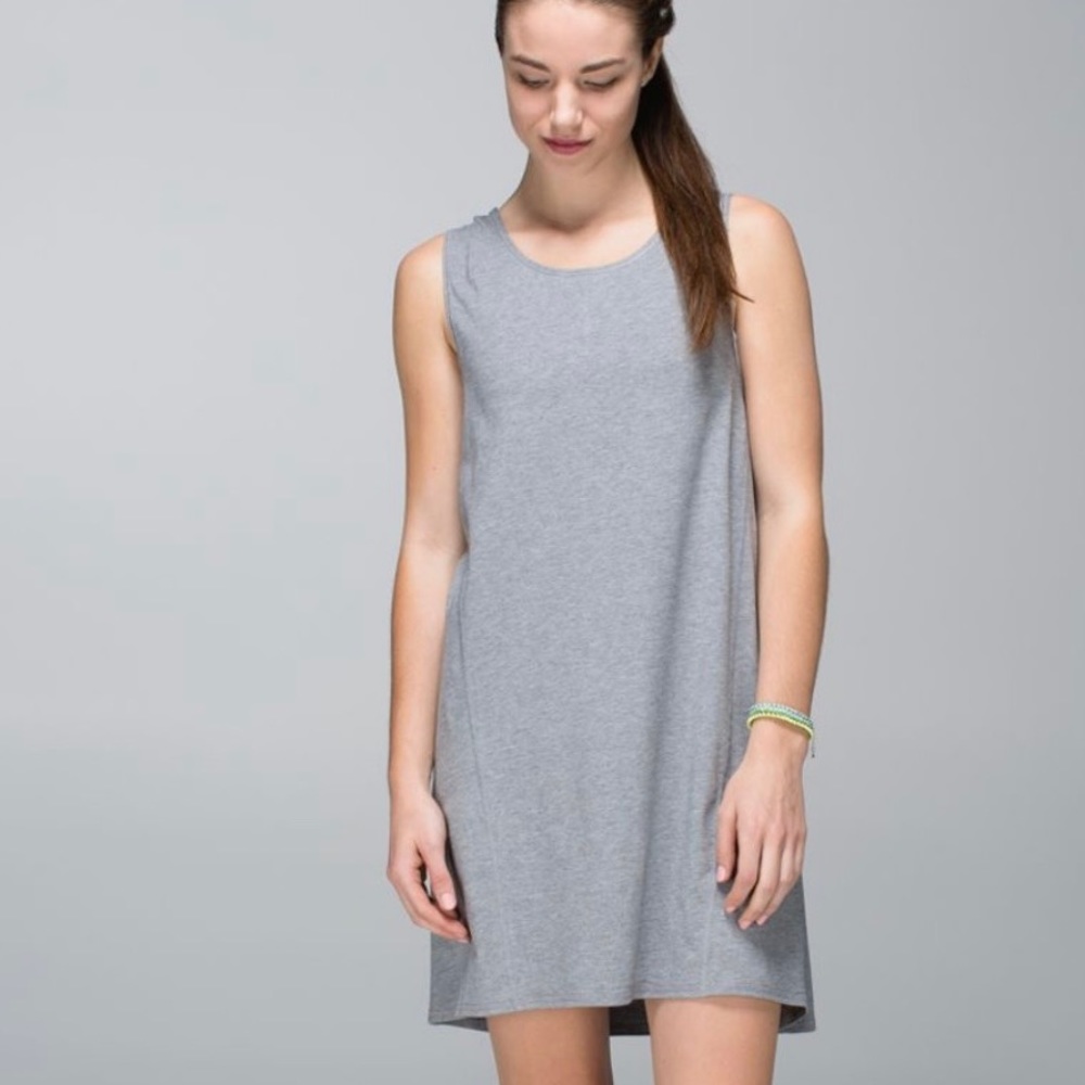 Lululemon Salutation To Savasana Dress Heathered Medium Gray